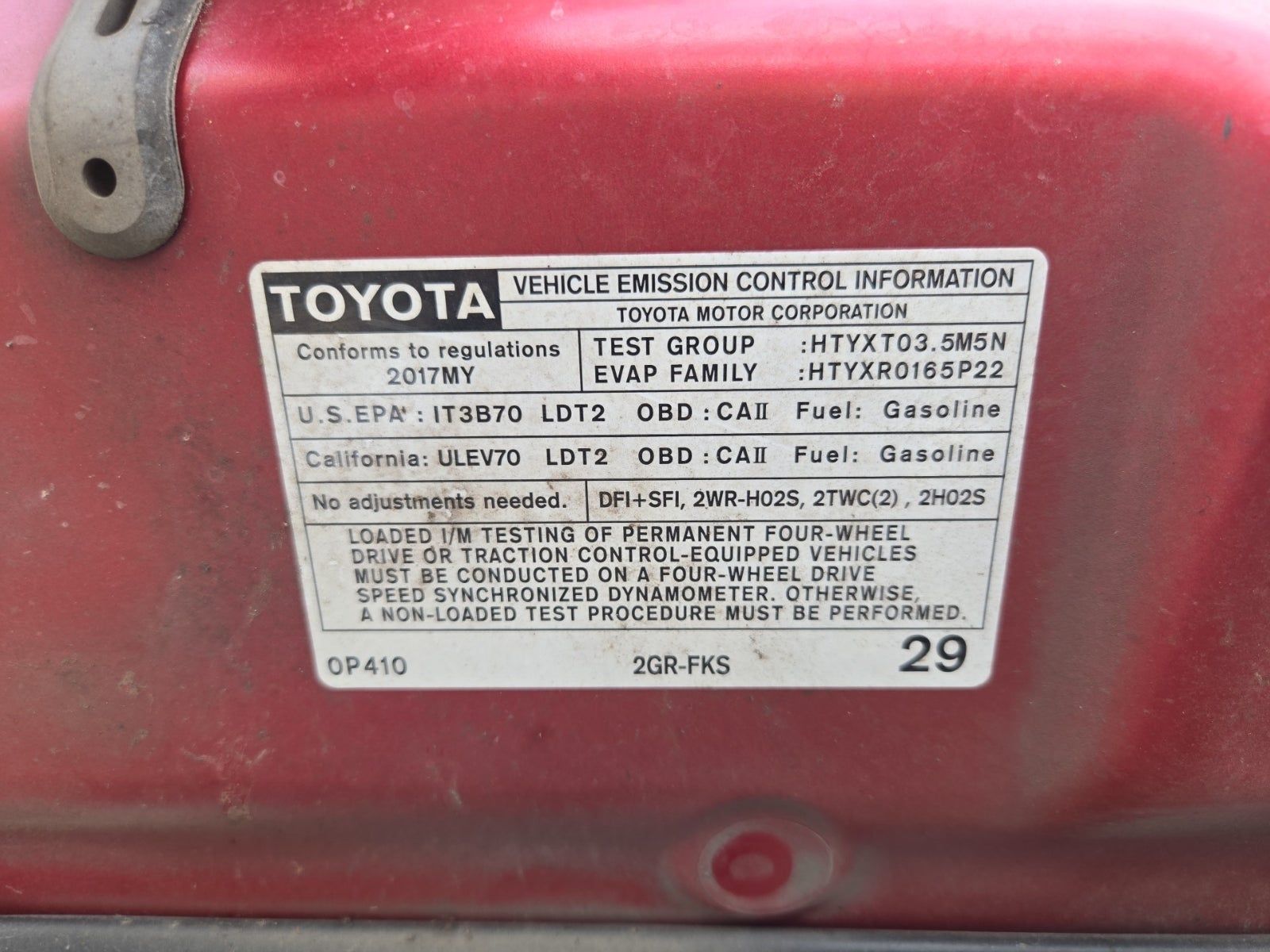 2017 Toyota Tacoma Limited AWD