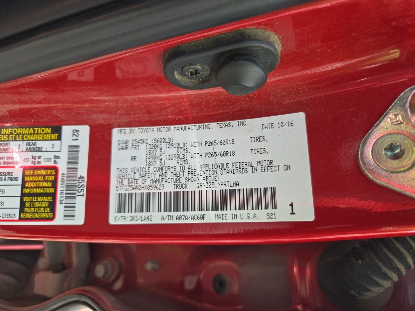 2017 Toyota Tacoma Limited AWD