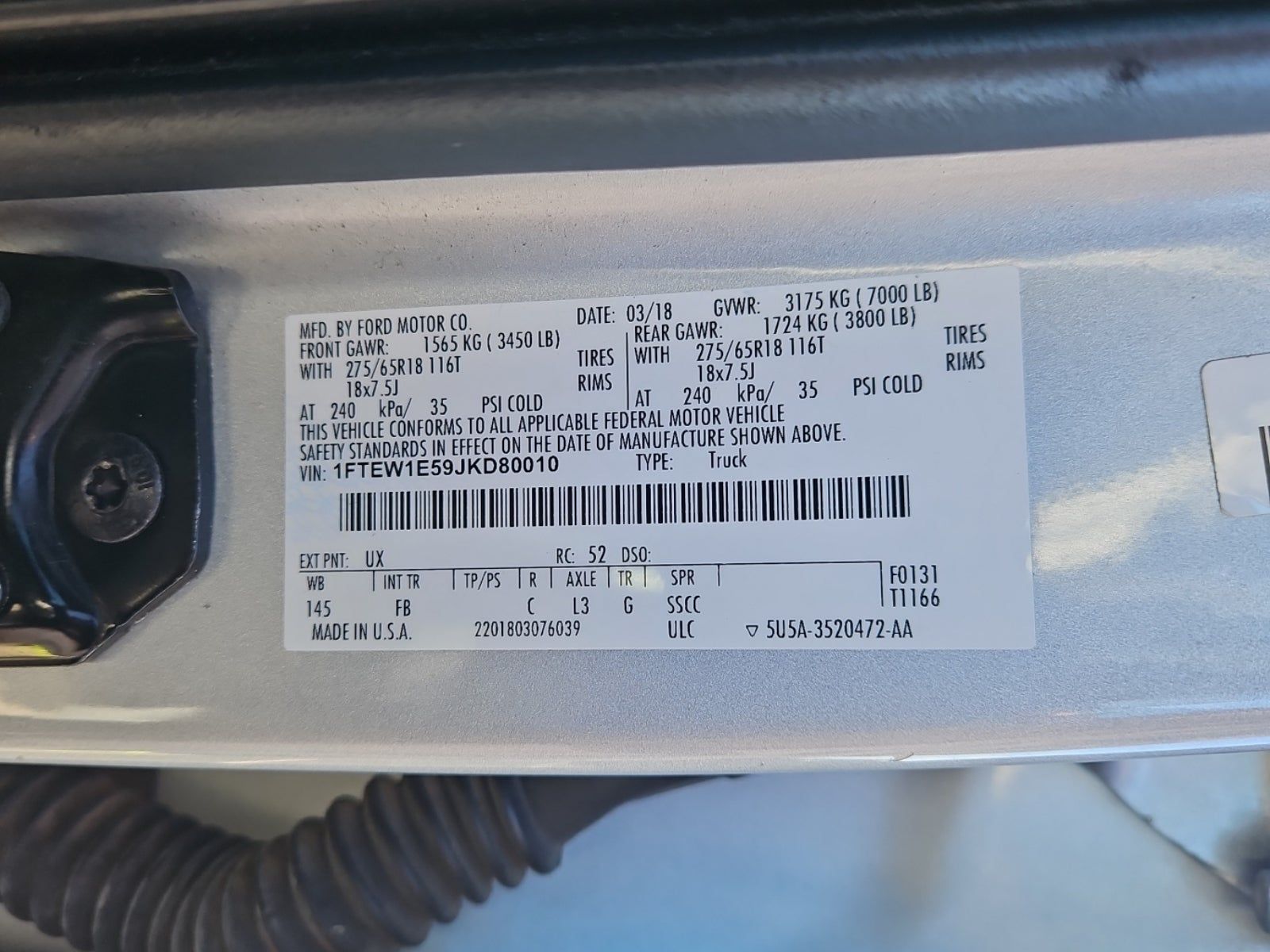 2018 Ford F-150 XLT AWD