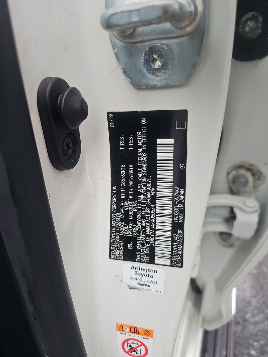 2019 Toyota Land Cruiser Base AWD