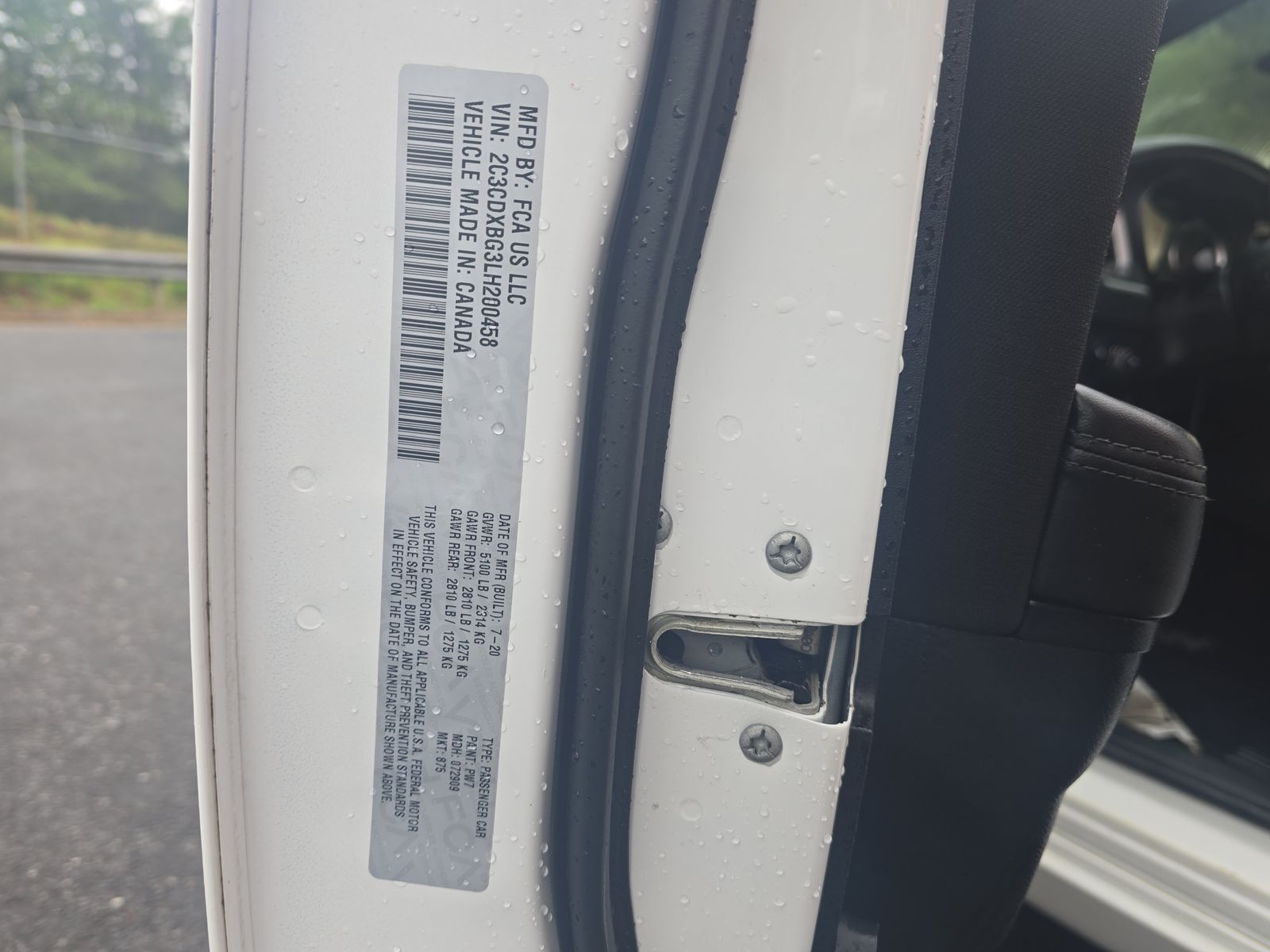2020 Dodge Charger SXT RWD