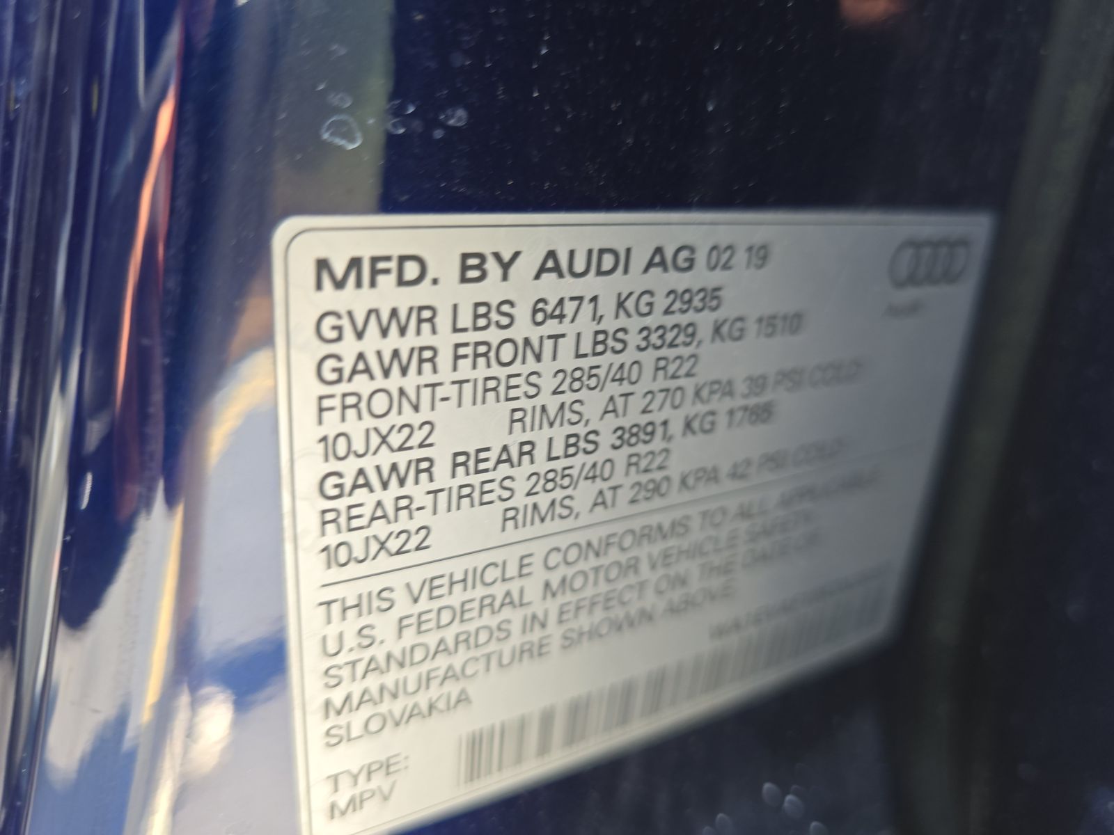 2019 Audi Q8 Premium Plus AWD