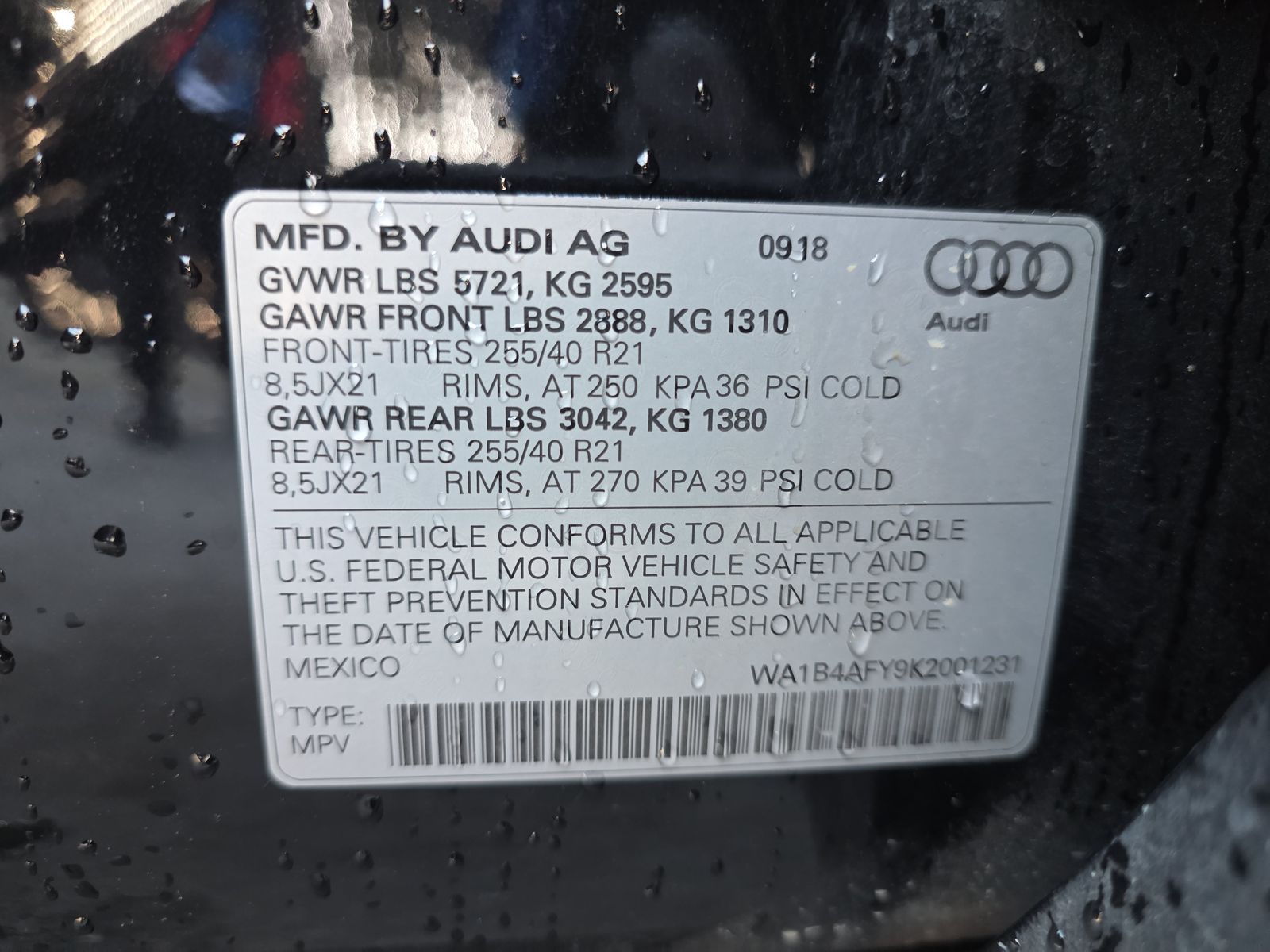 2019 Audi SQ5 Premium Plus AWD