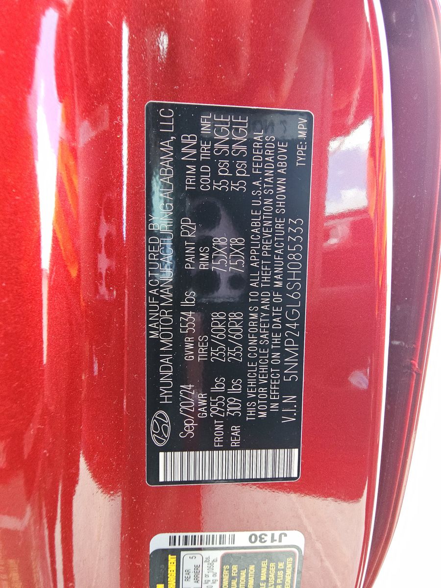 2025 Hyundai Santa Fe SEL FWD