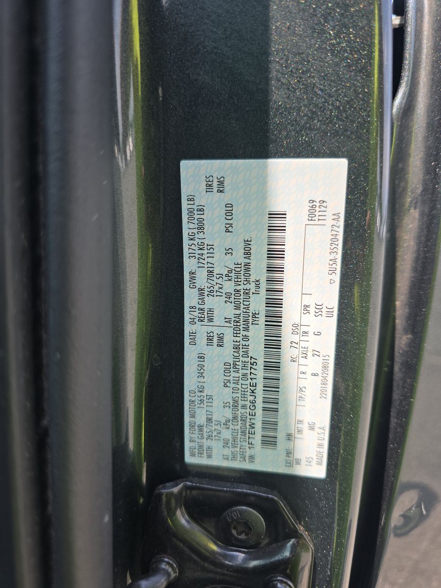 2018 Ford F-150 XLT AWD