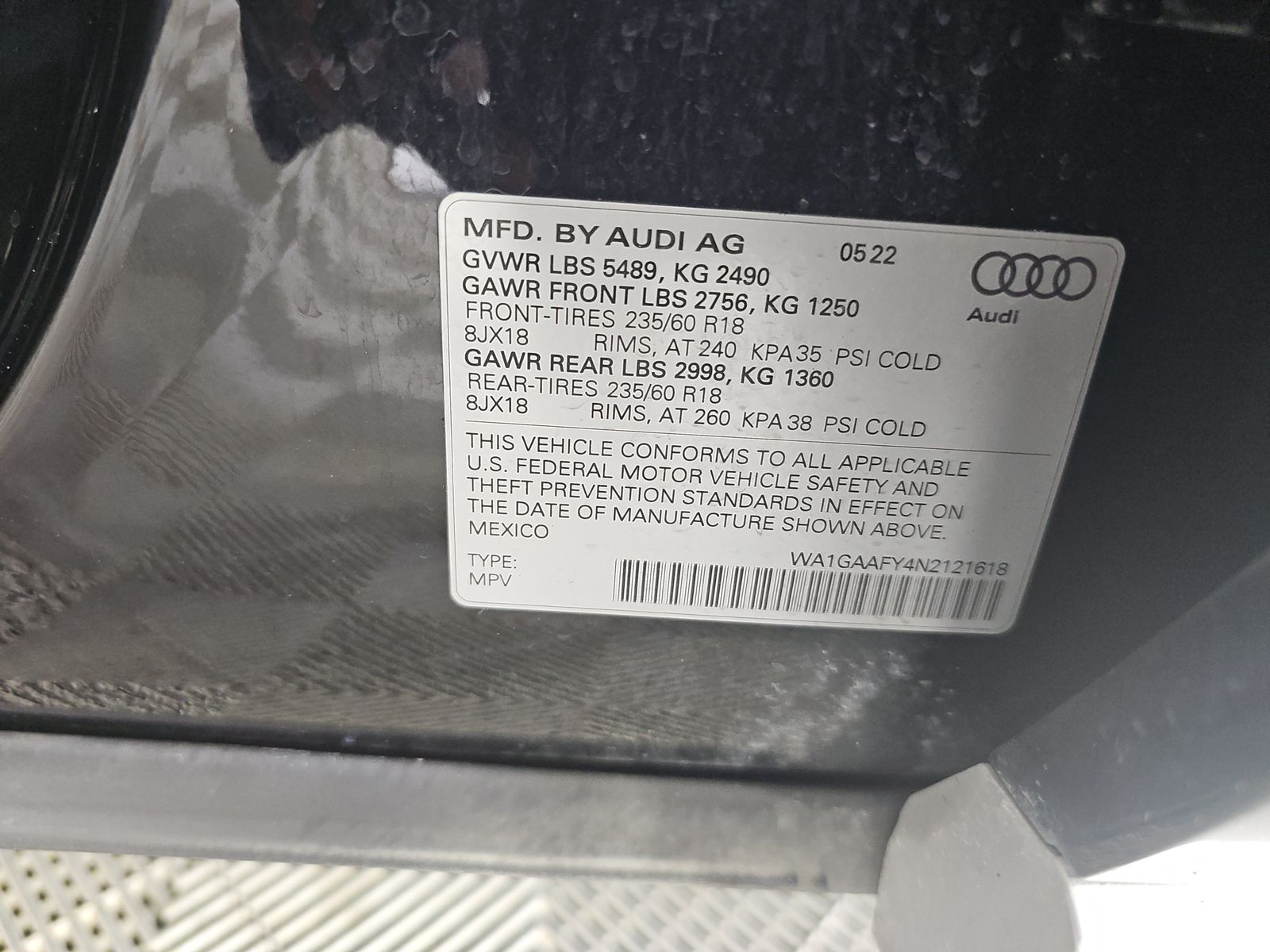 2022 Audi Q5 S line Premium AWD