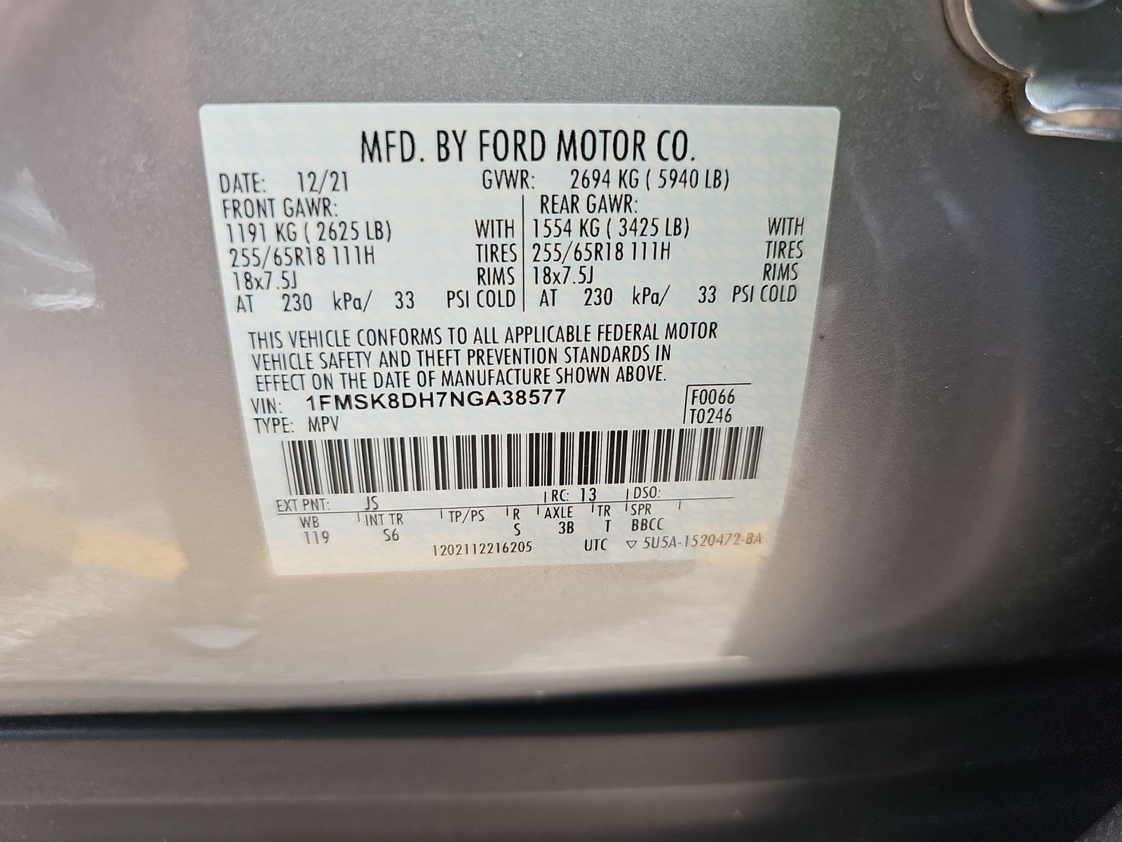 2022 Ford Explorer XLT AWD