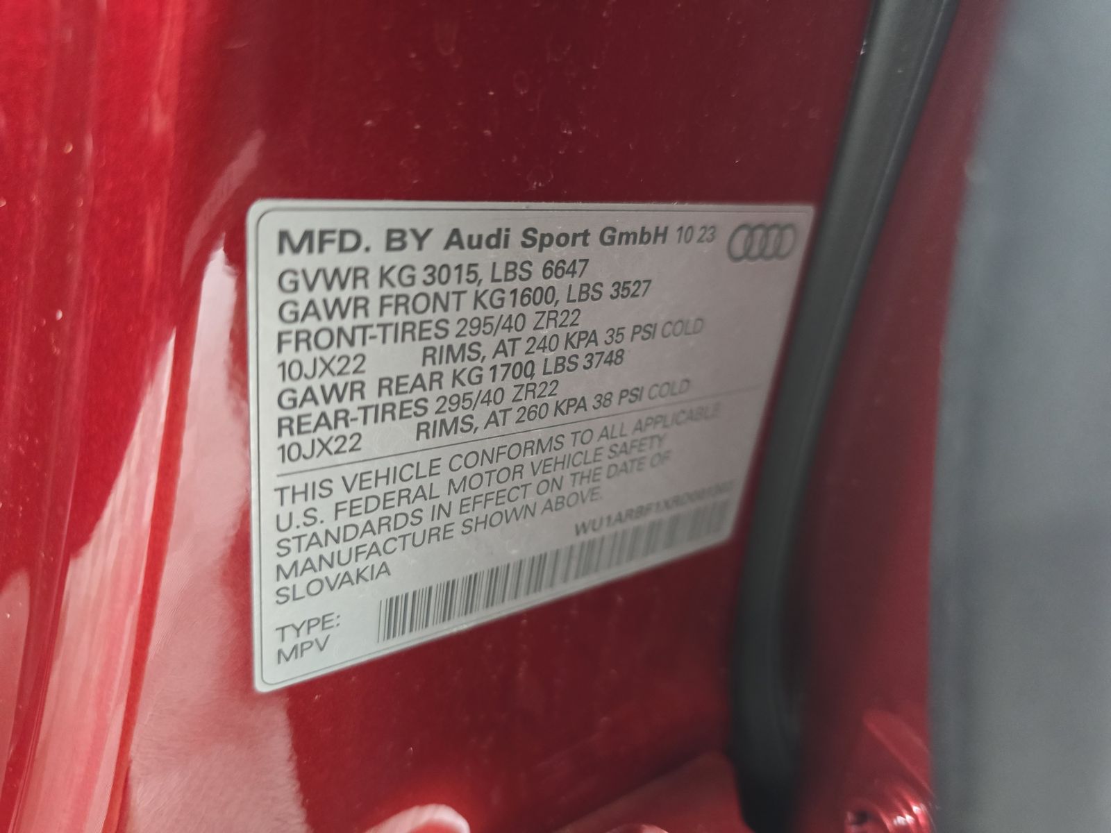 2024 Audi RS Q8 Base AWD