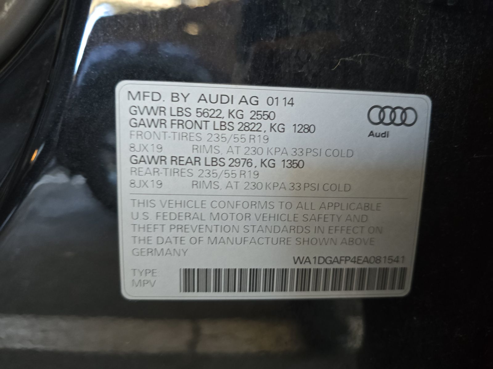 2014 Audi Q5 3.0T Premium Plus AWD