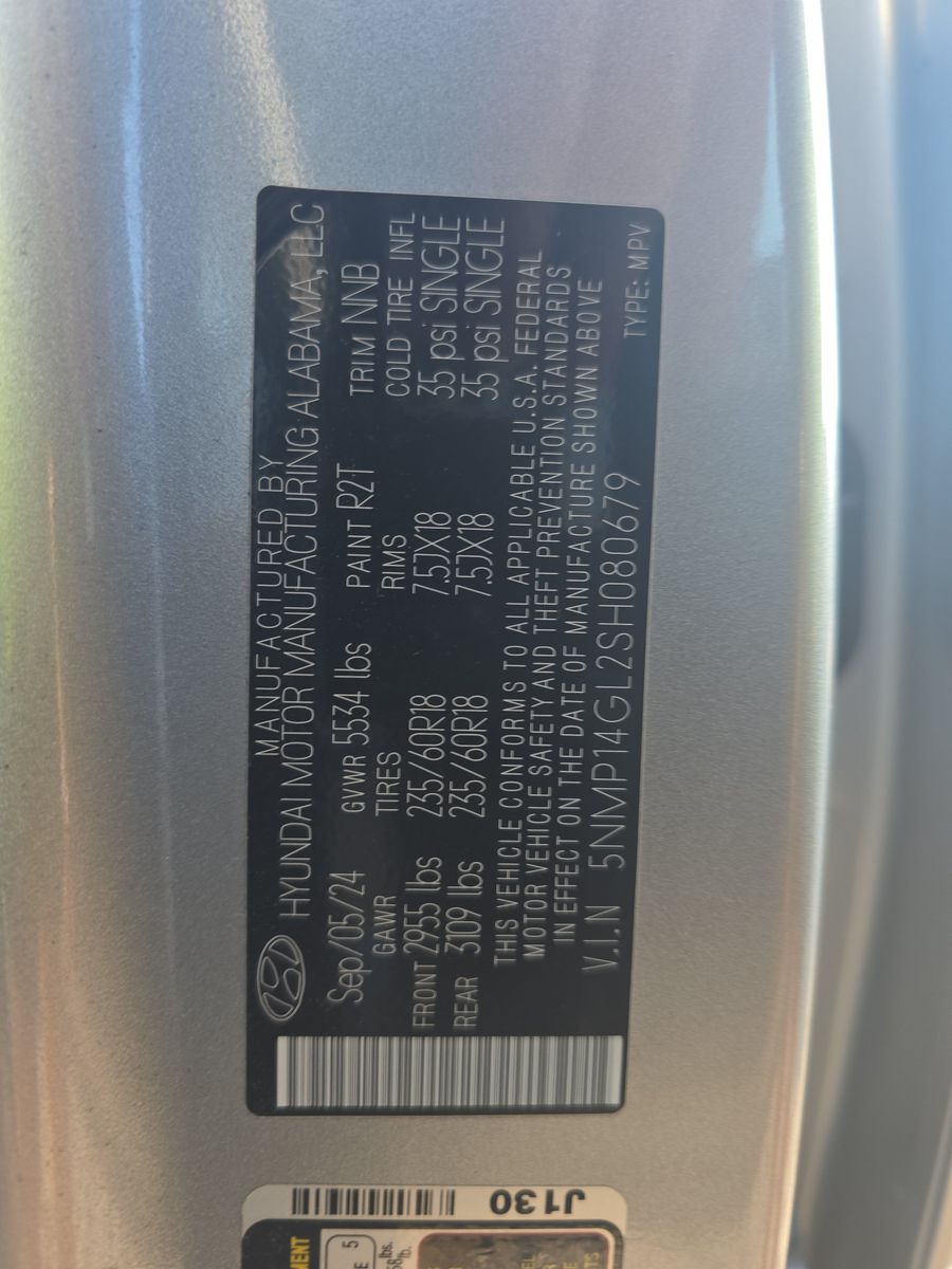 2025 Hyundai Santa Fe SE FWD