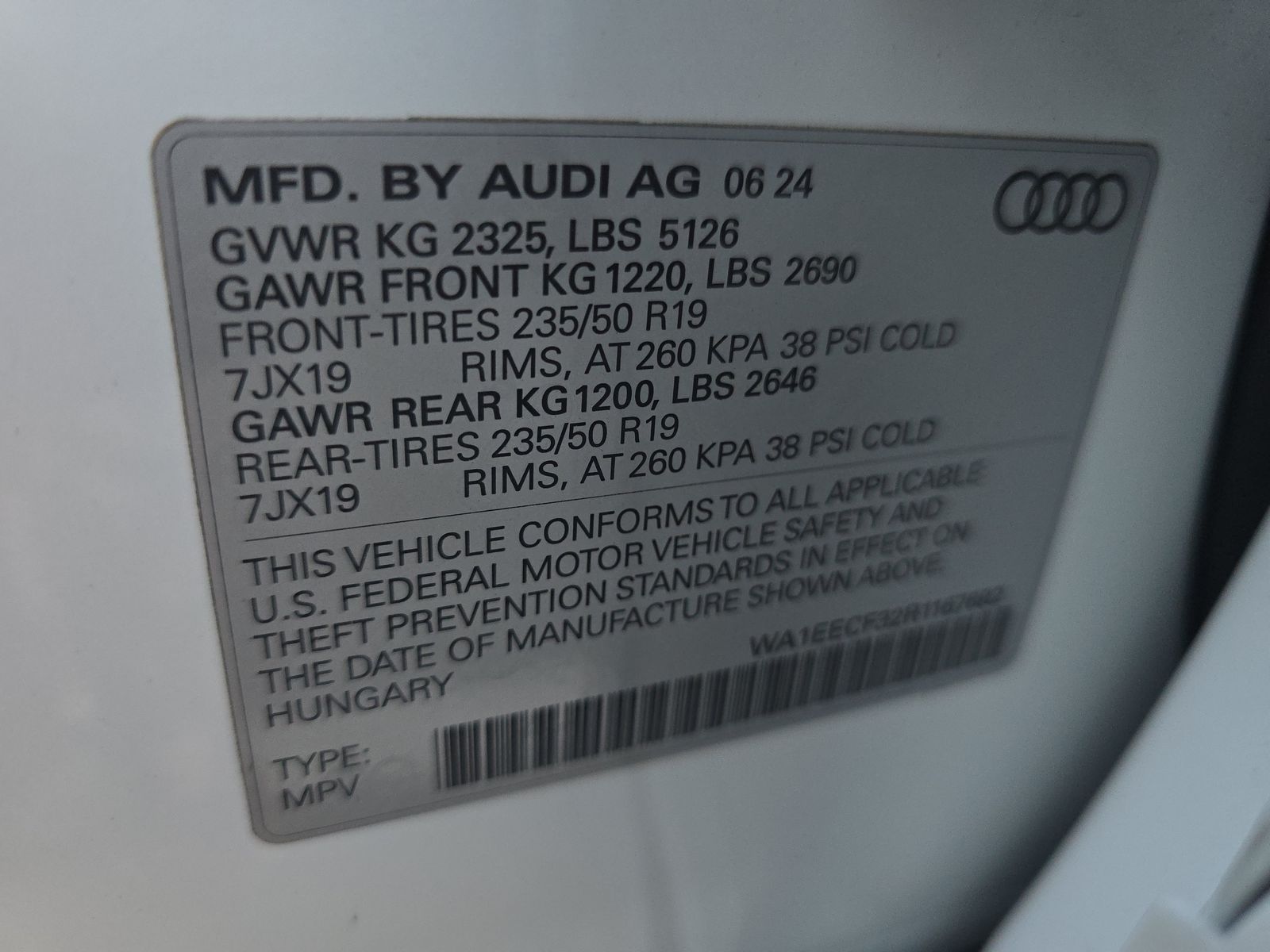2024 Audi Q3 S line Premium Plus AWD