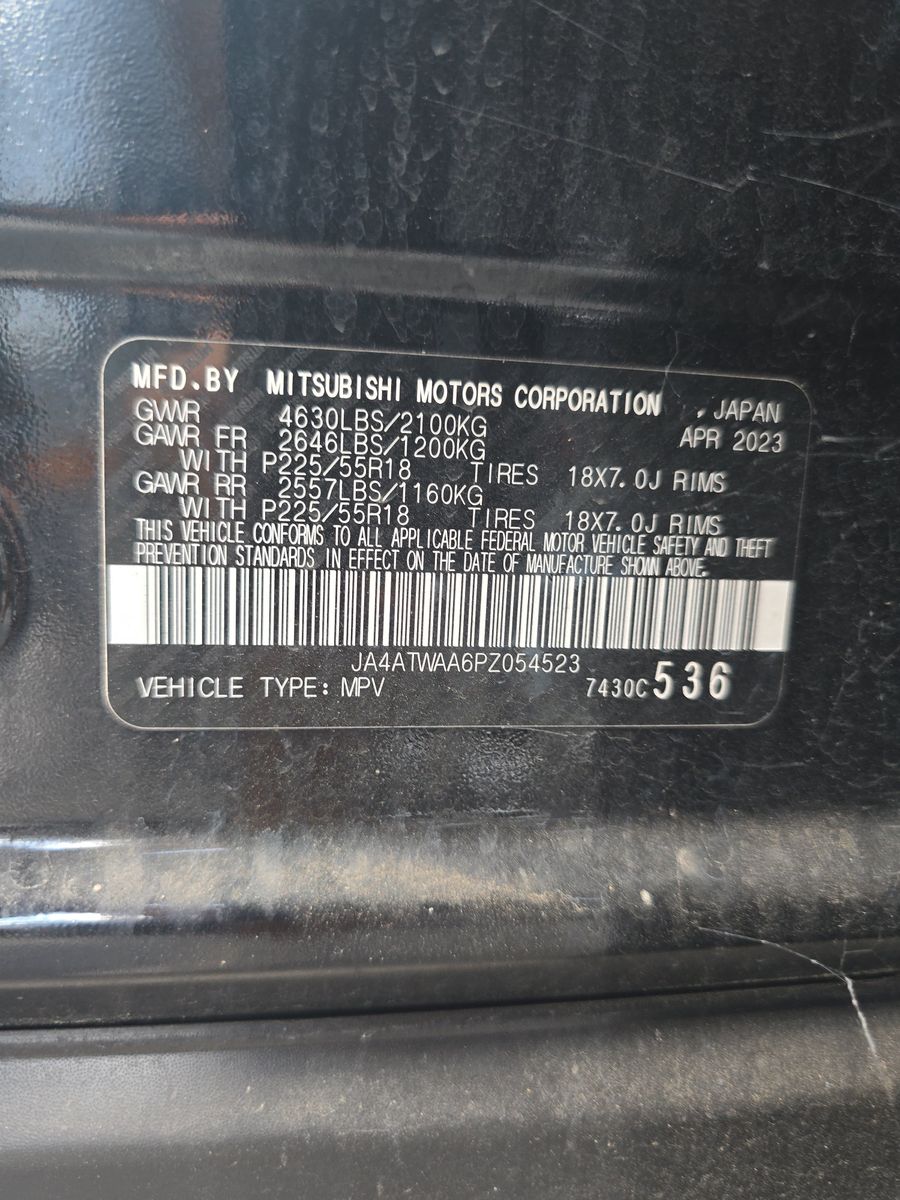 2023 Mitsubishi Eclipse Cross SE AWD