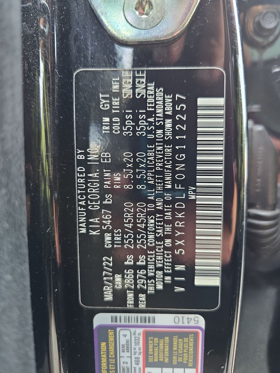 2022 Kia Sorento SX AWD