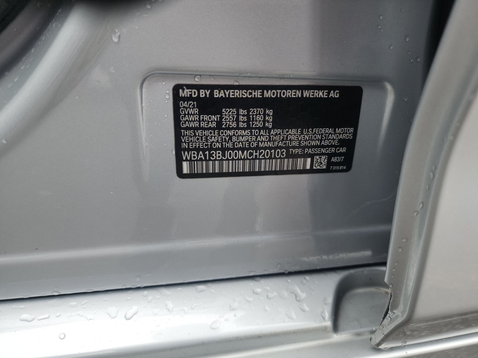 2021 BMW 5 Series 530i xDrive AWD