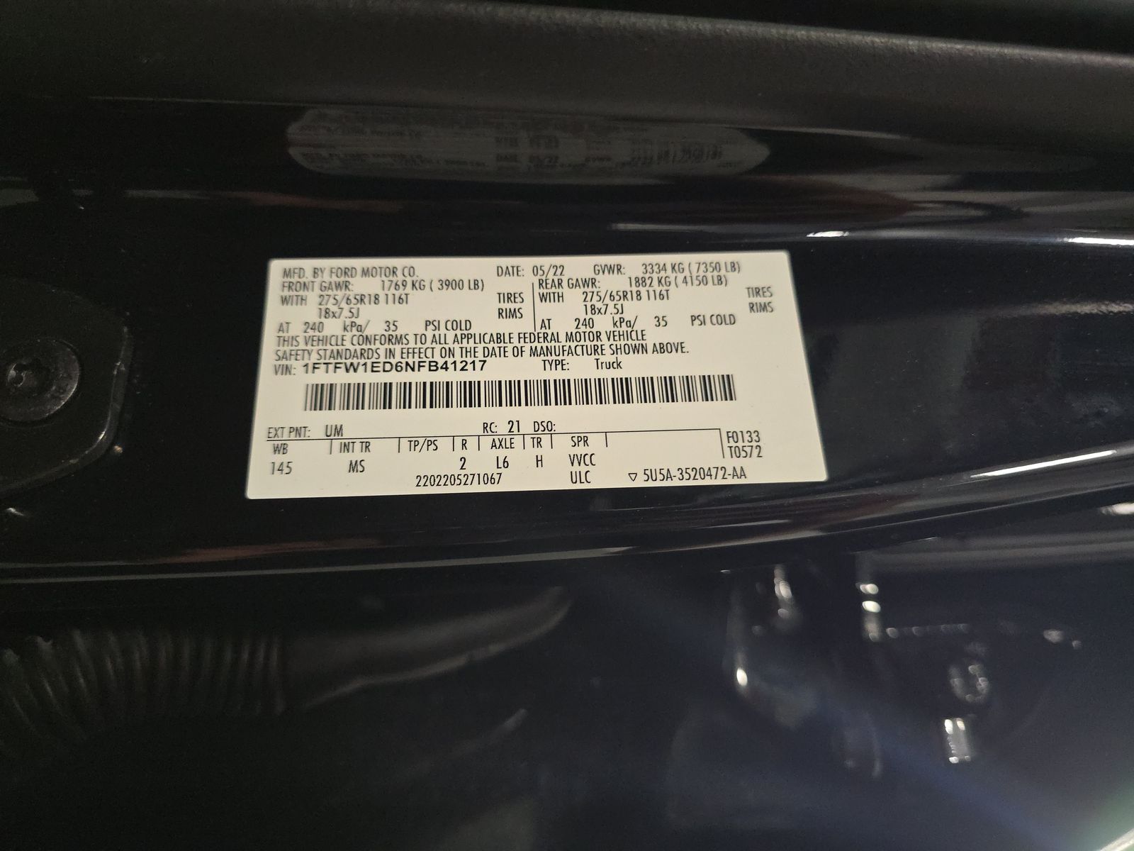 2022 Ford F-150 Hybrid XLT AWD