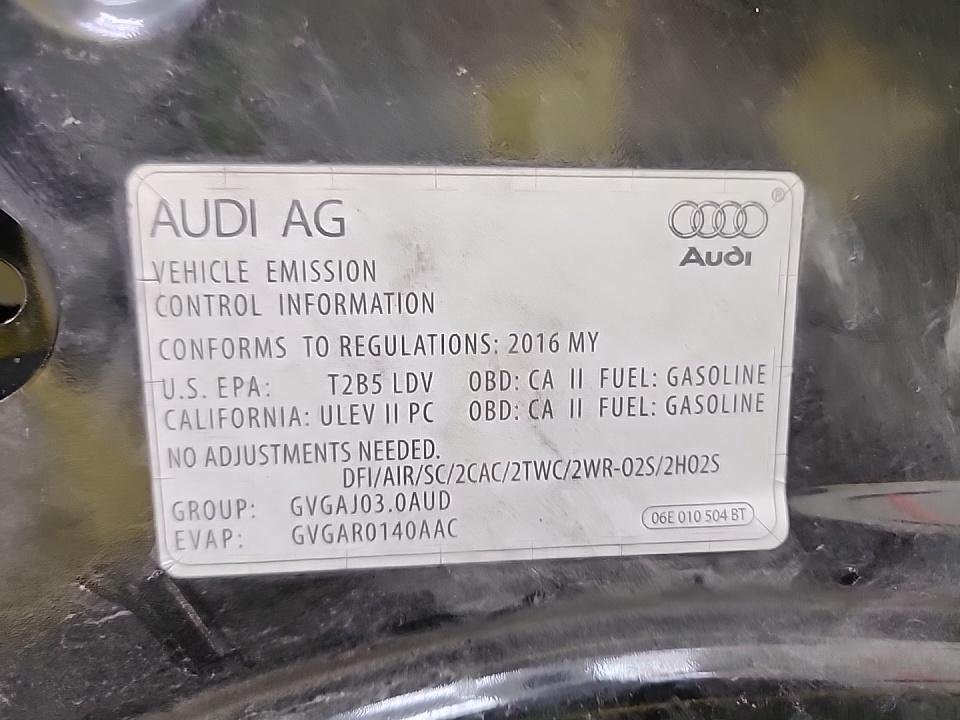2016 Audi S5 Premium Plus AWD