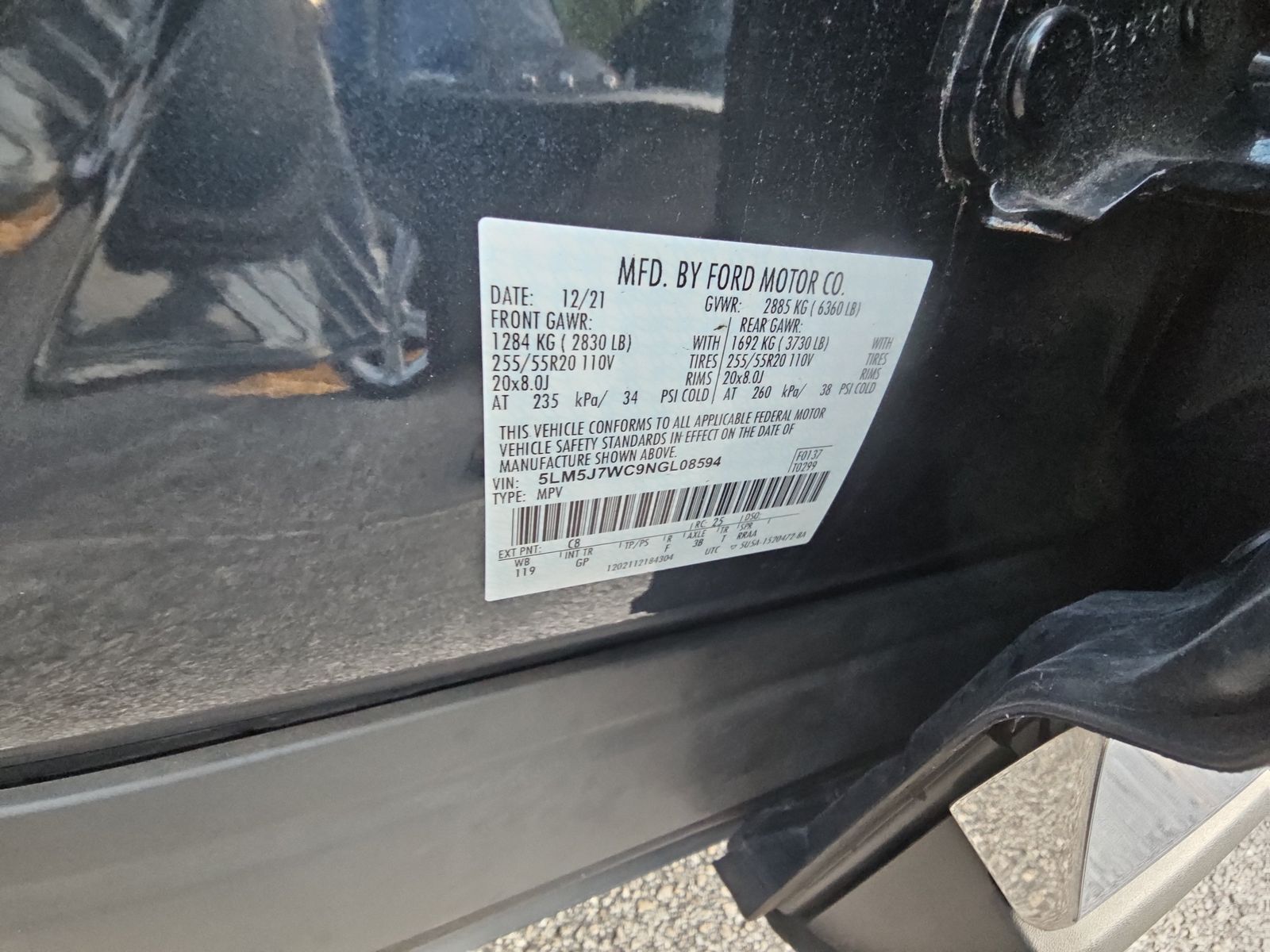 2022 Lincoln Aviator Reserve RWD