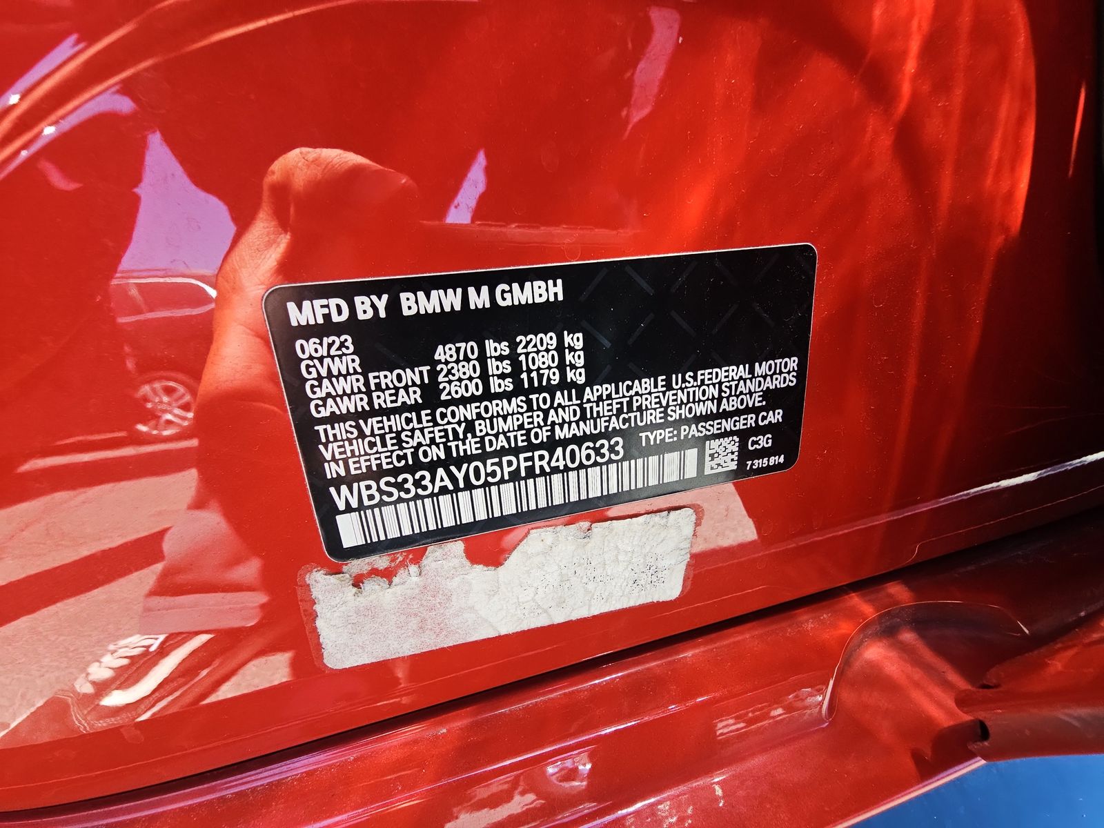2023 BMW M3 Competition RWD