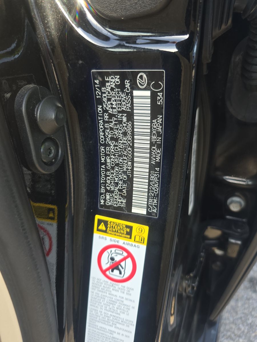2015 Lexus ES ES 300h FWD
