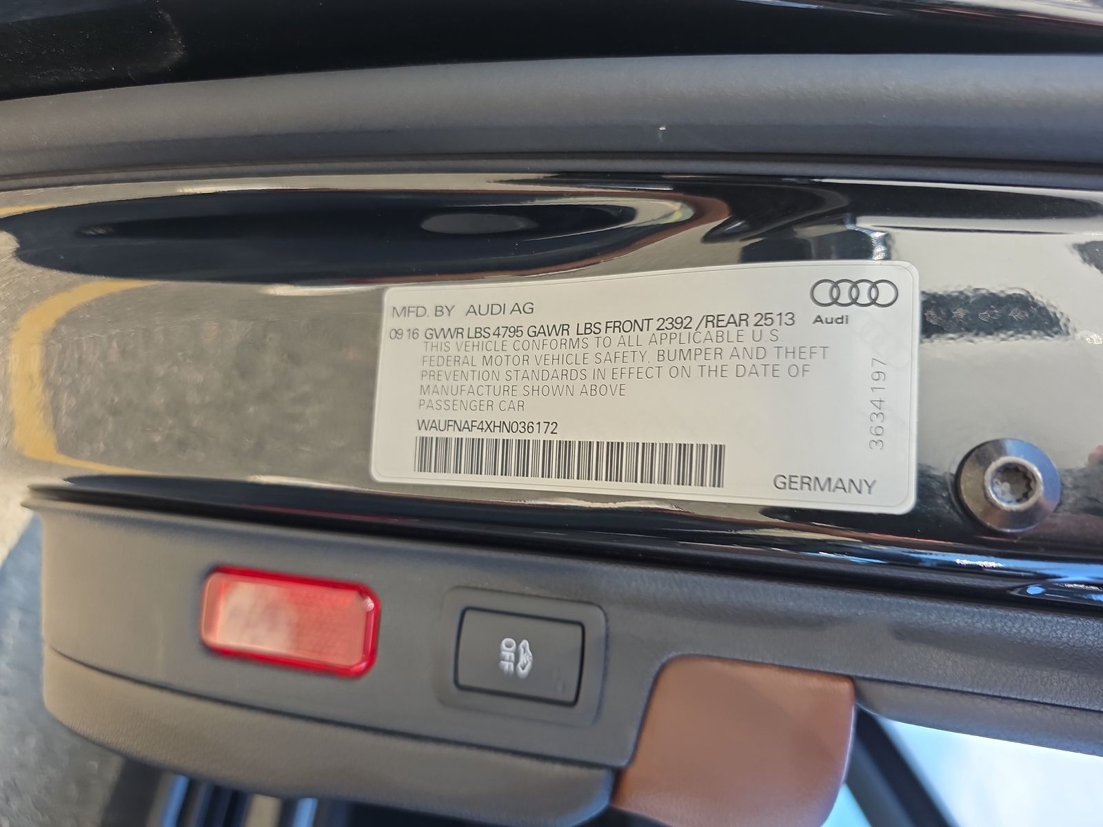 2017 Audi A4 Prestige AWD