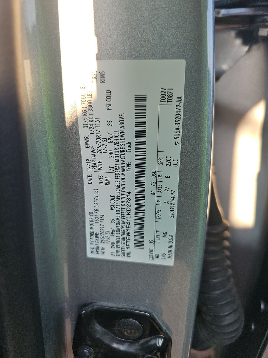 2020 Ford F-150 XLT AWD