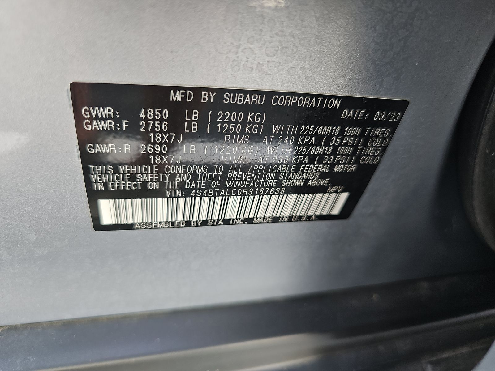 2024 Subaru Outback Onyx Edition AWD