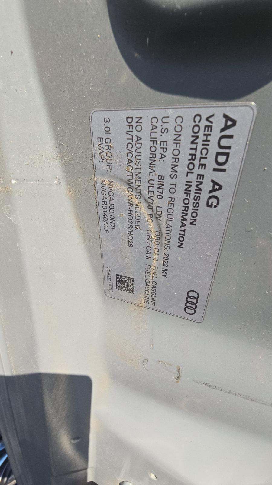 2022 Audi S5 Premium Plus AWD