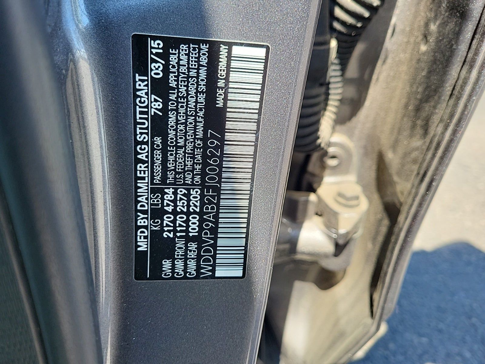 2015 Mercedes-Benz B-Class Electric Drive FWD