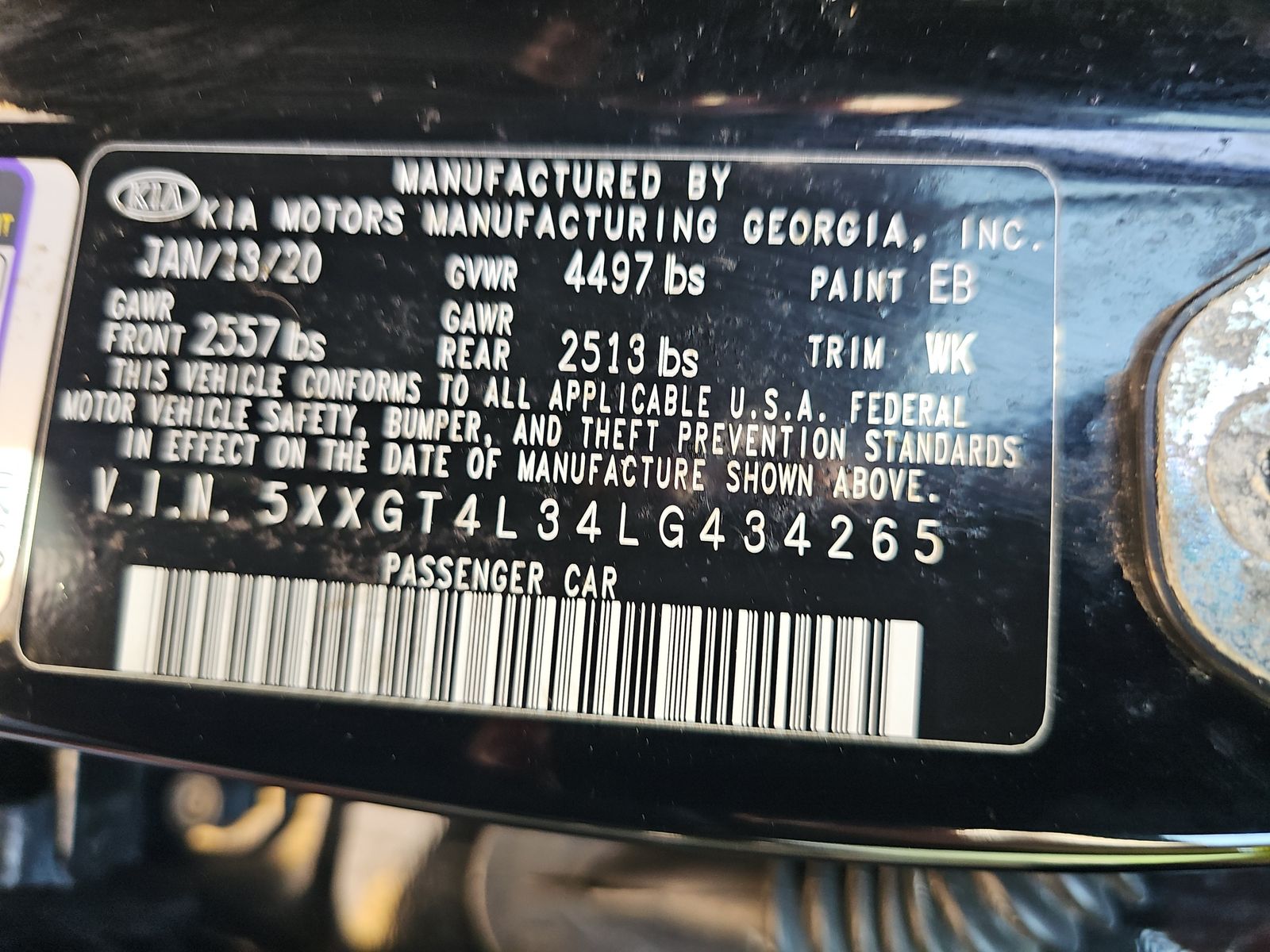 2020 Kia Optima SE FWD