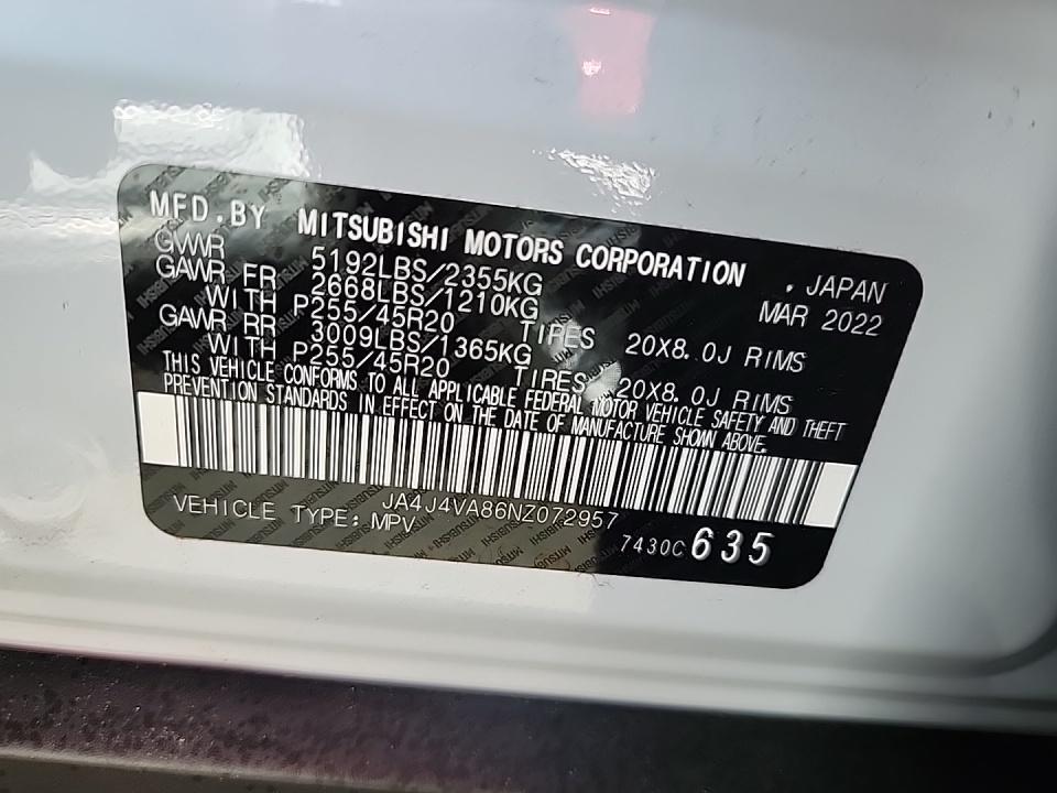 2022 Mitsubishi Outlander SEL AWD