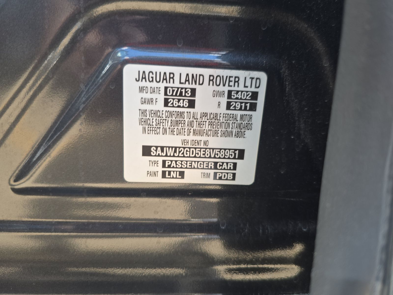 2014 Jaguar XJ L Portfolio AWD