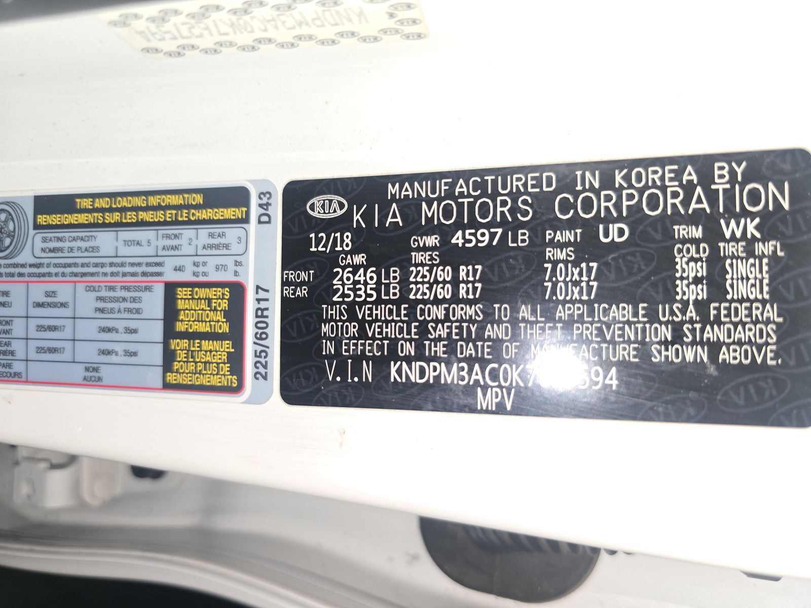 2019 Kia Sportage LX FWD