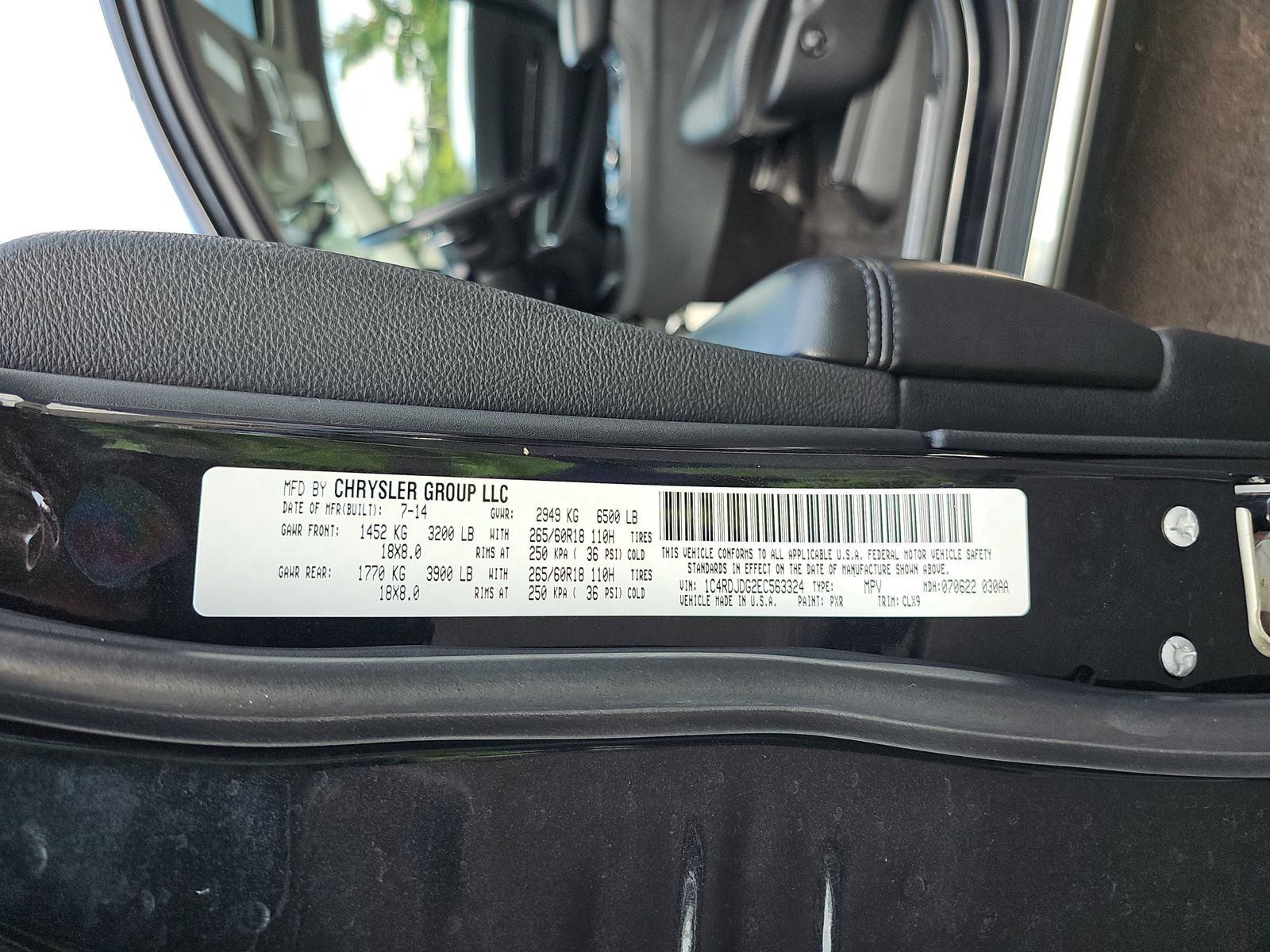 2014 Dodge Durango Limited AWD