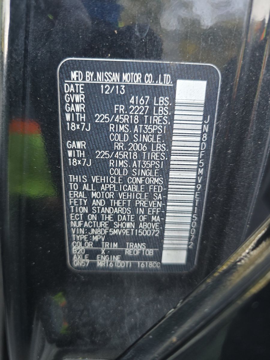 2014 Nissan JUKE NISMO RS AWD