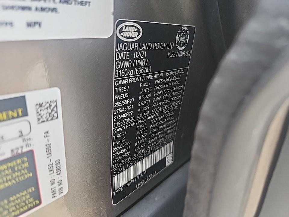 2021 Land Rover Range Rover Westminster AWD