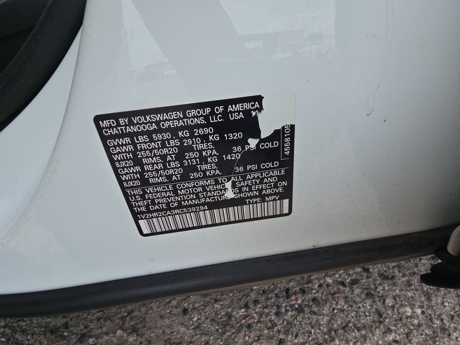 2024 Volkswagen Atlas 2.0T SE AWD