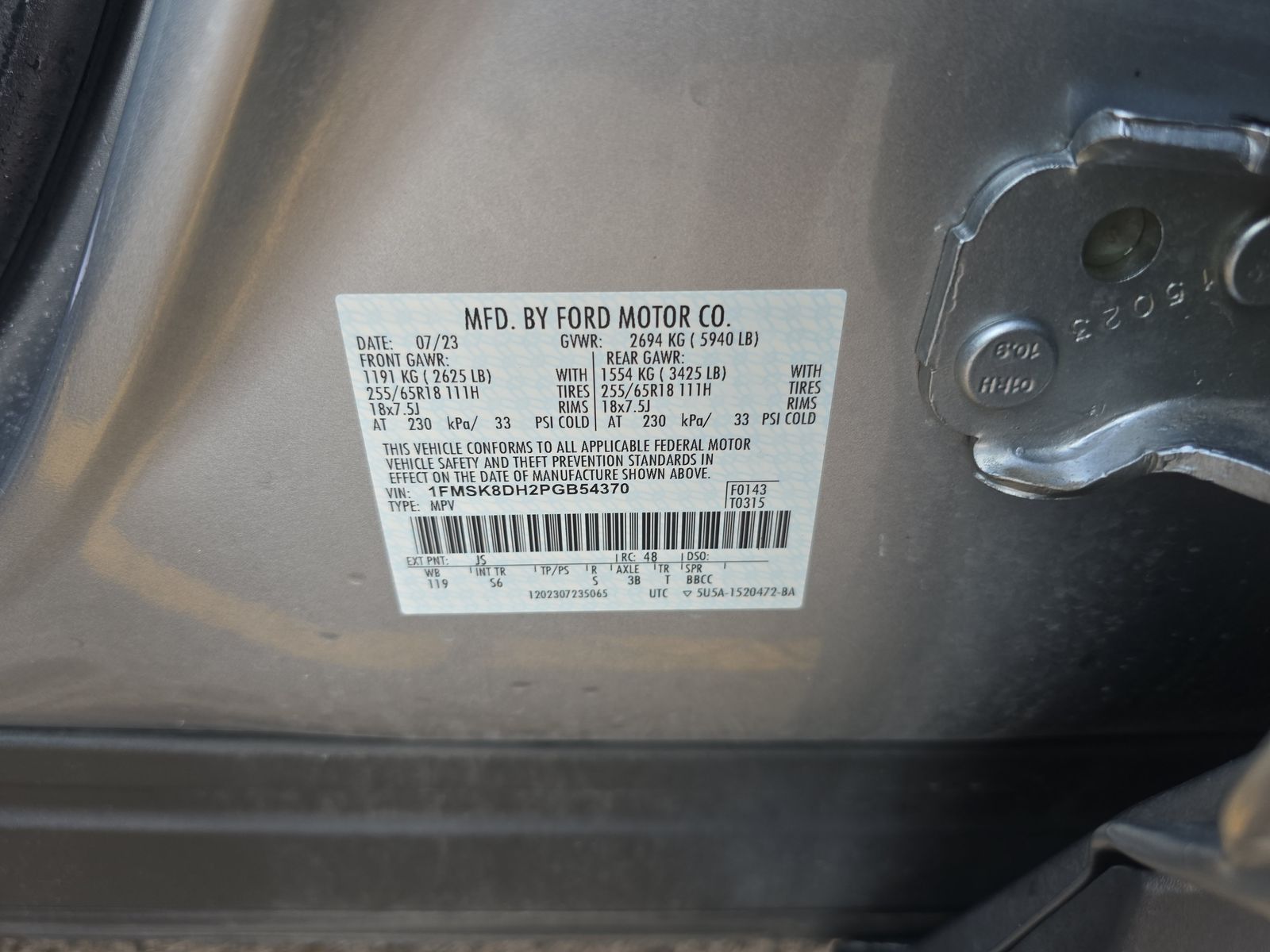 2023 Ford Explorer XLT AWD