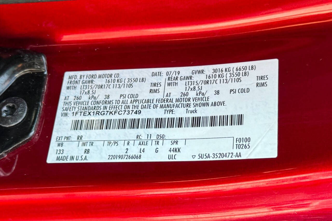 2019 Ford F-150 Raptor AWD