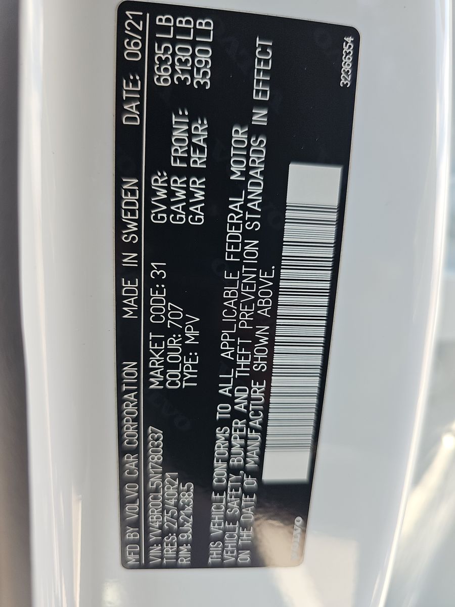2022 Volvo XC90 Recharge T8 Inscription AWD