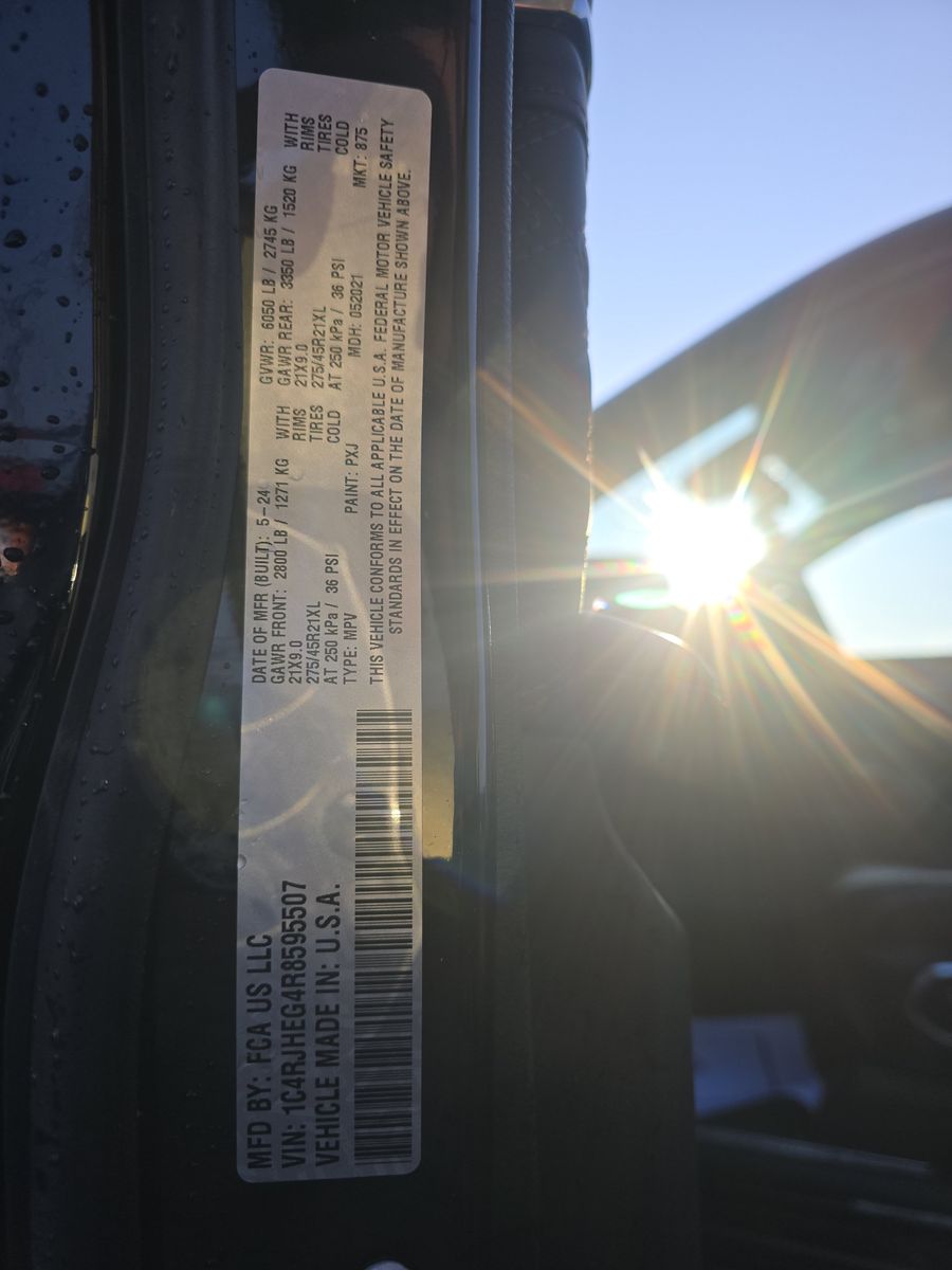 2024 Jeep Grand Cherokee Summit Reserve AWD