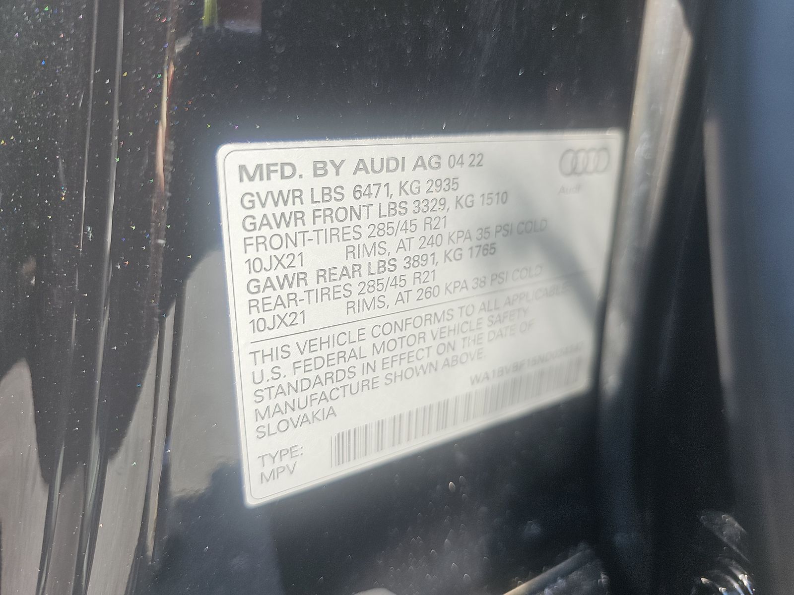2022 Audi Q8 Premium Plus AWD