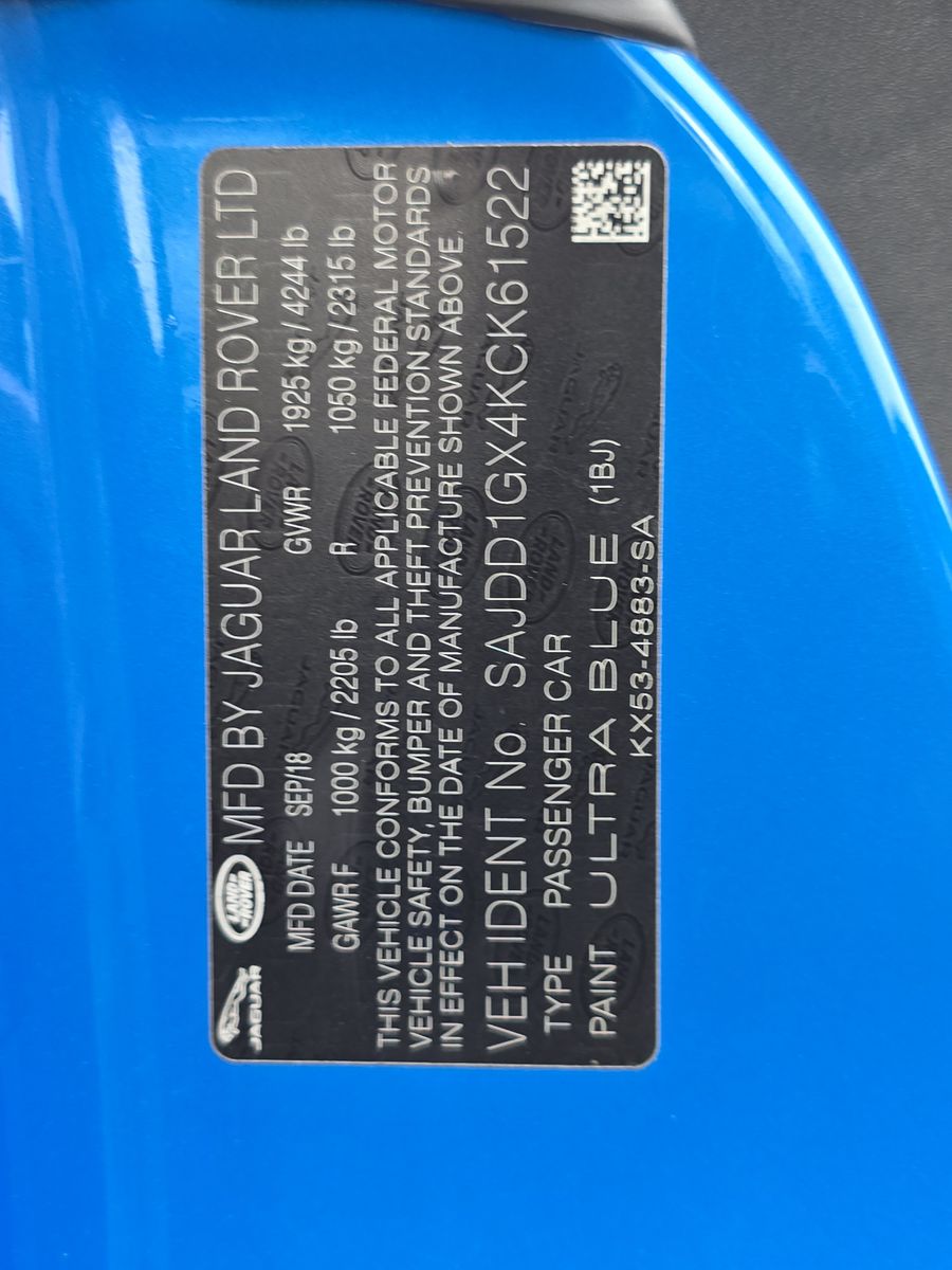 2019 Jaguar F-TYPE P300 RWD