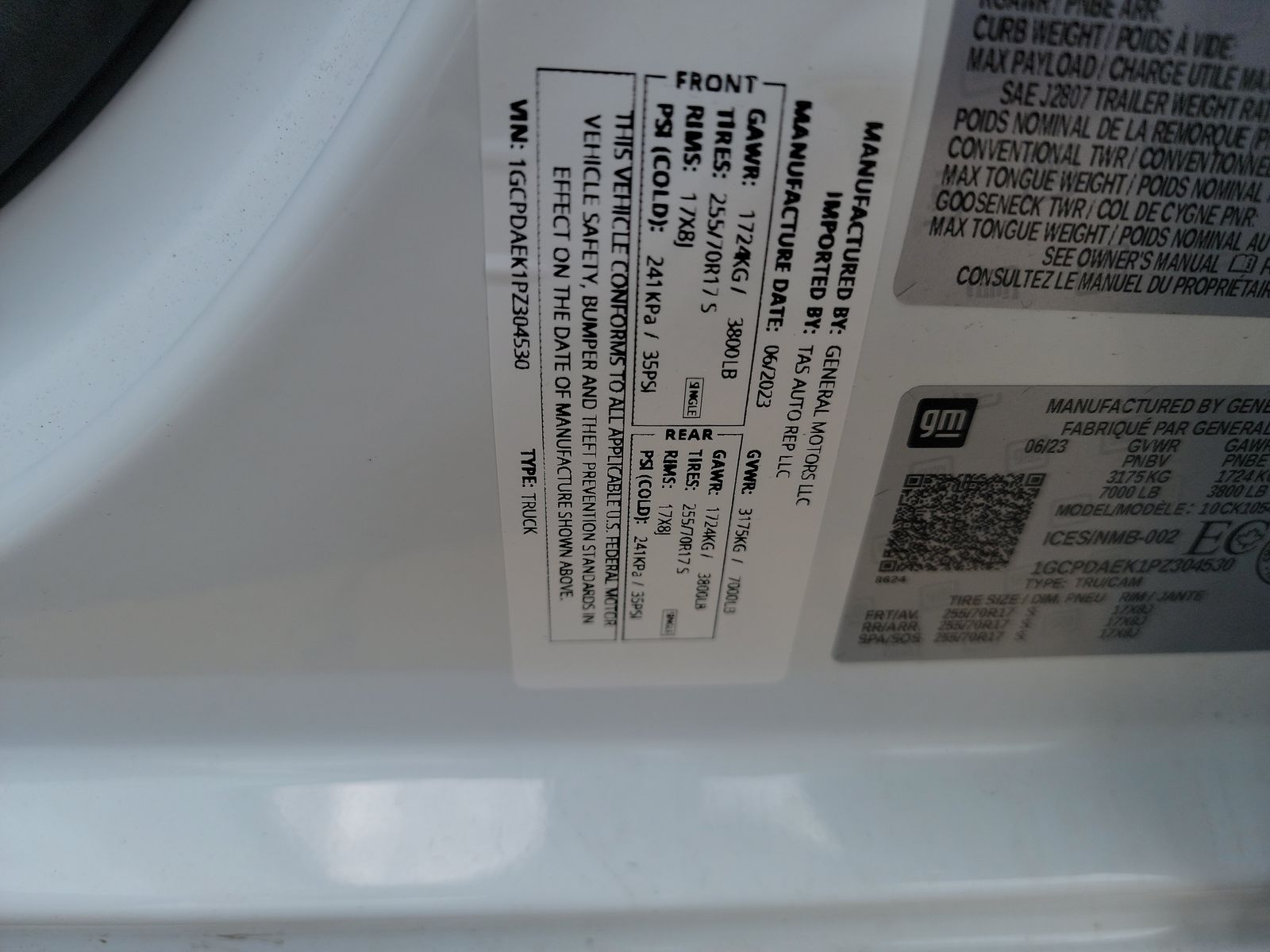 2023 Chevrolet Silverado 1500 Work Truck AWD