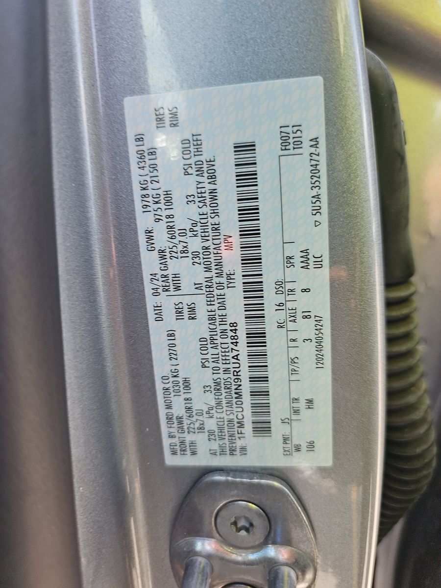 2024 Ford Escape ST-Line FWD