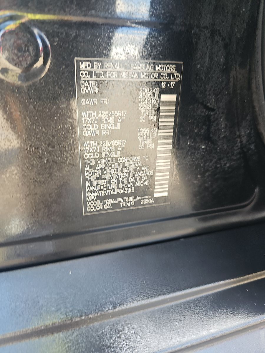 2018 Nissan Rogue S FWD