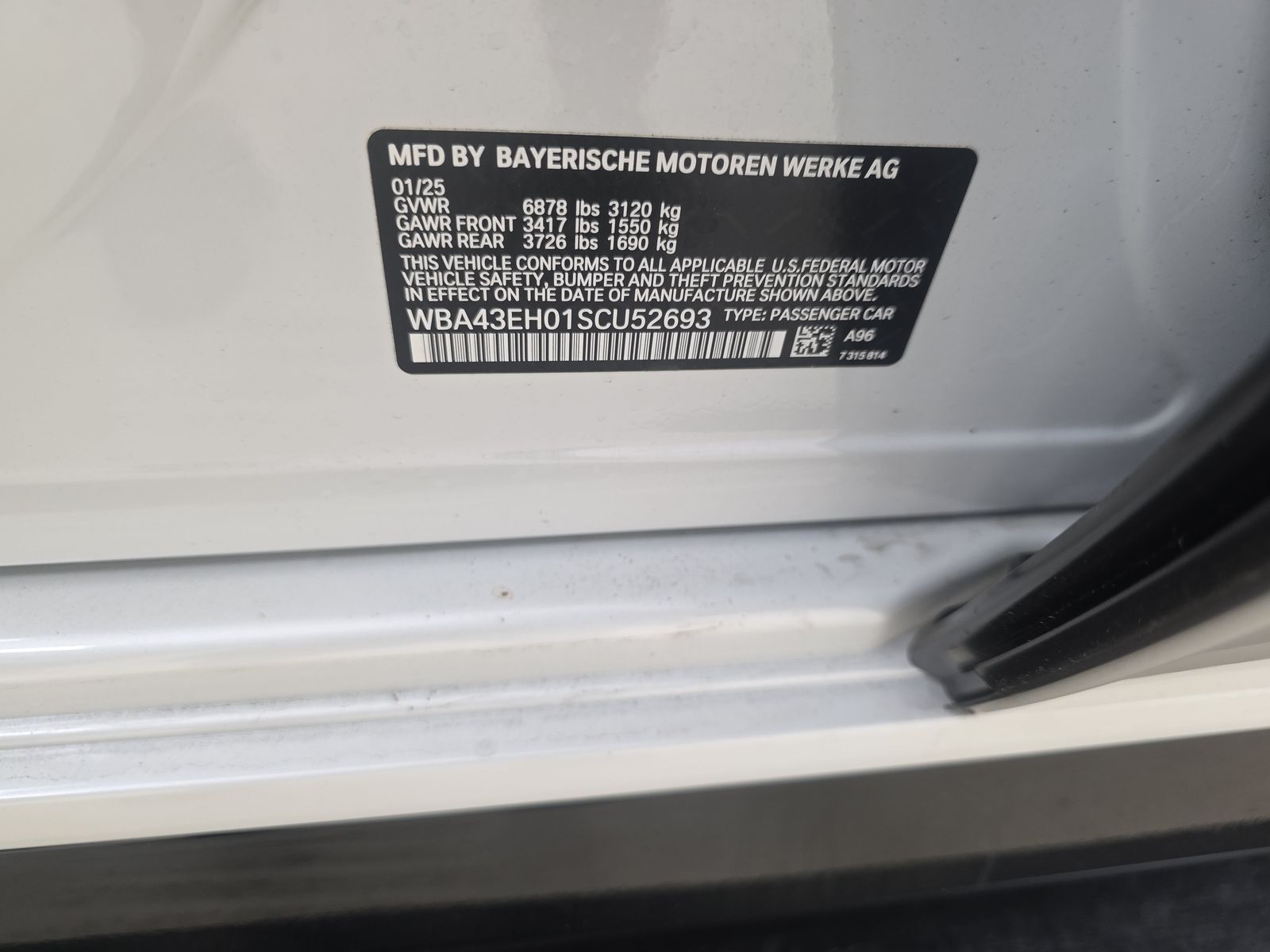 2025 BMW 7 Series 750e xDrive AWD