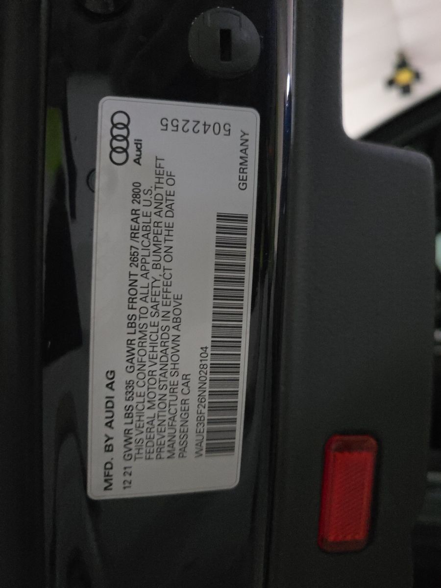 2022 Audi A6 Premium Plus AWD