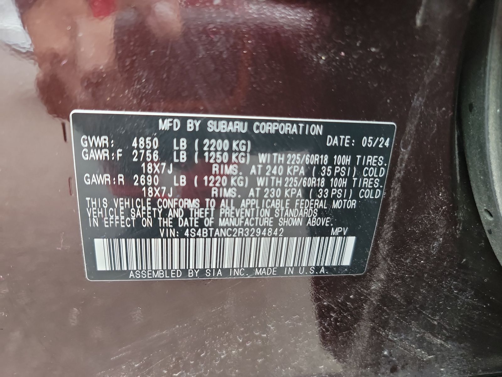 2024 Subaru Outback Limited AWD