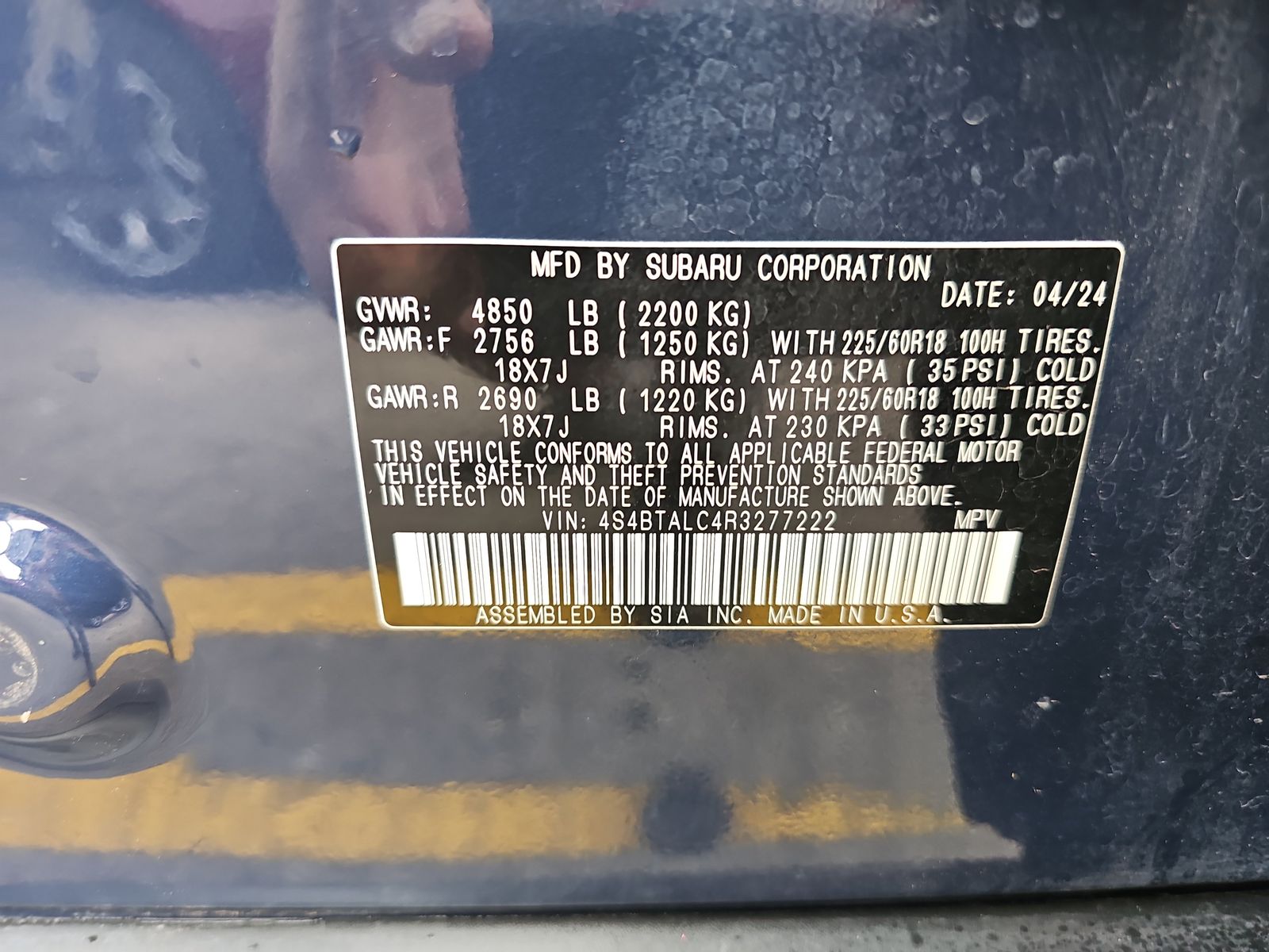 2024 Subaru Outback Onyx Edition AWD