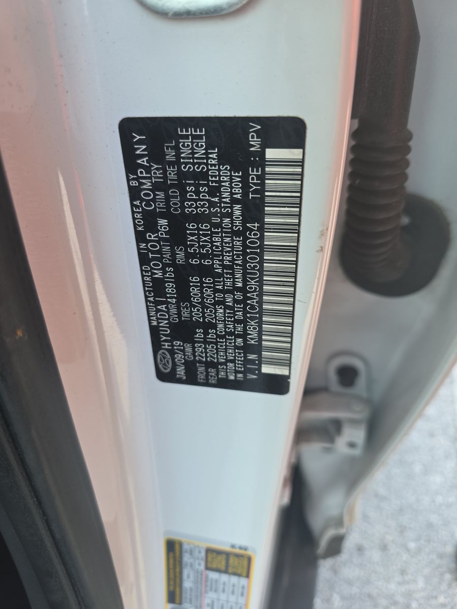 2019 Hyundai Kona SE AWD